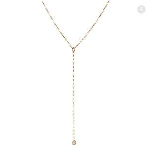 Diamond Lariat Necklace from Catbird!